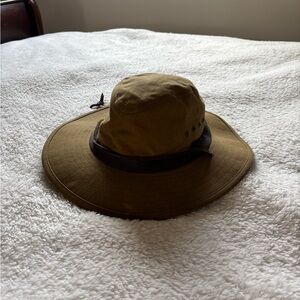 Brown filson Wide Brim Hat